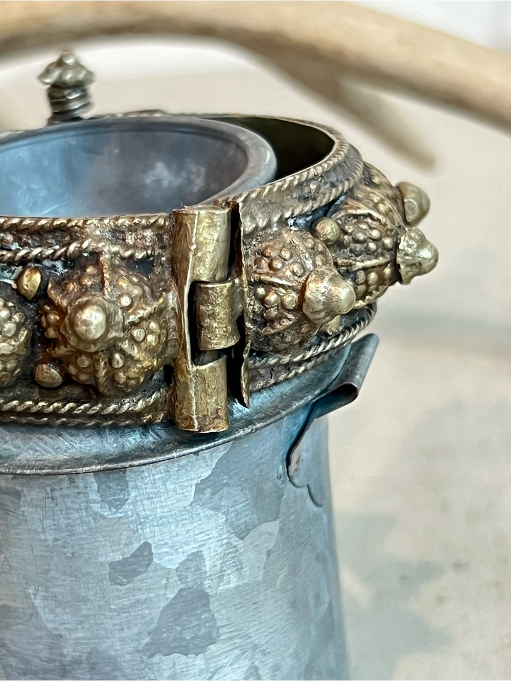 Vintage Yemeni Bedouin Bangle Bracelet  6.26" - Picture 10 of 16